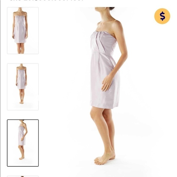 J. Crew purple strapless dress size 4P - Picture 2 of 14